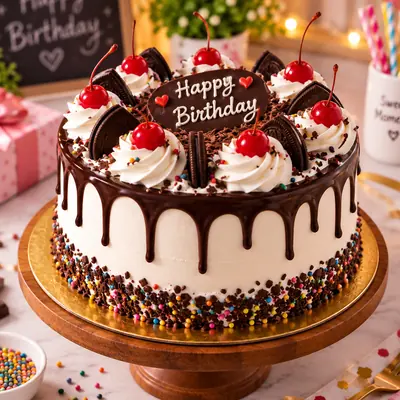 जन्मदिन केक (नमूना फोटो)