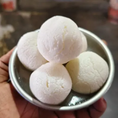 रसगुल्ला — हमारी दुकान की असली फोटो